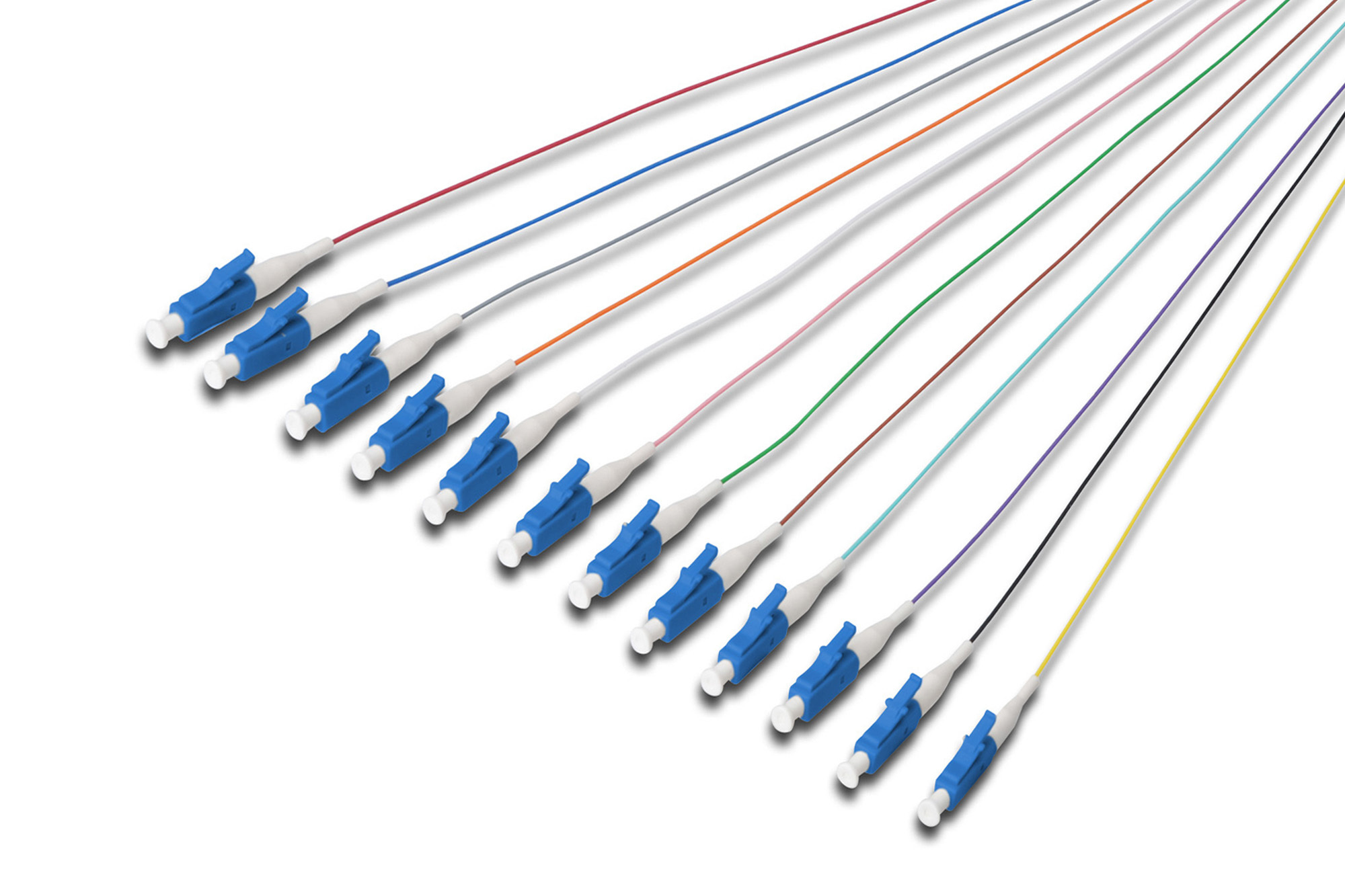 Image of Digitus colored pigtails, LC OS2 09/125 µ, Simplex