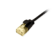 Equip Cat.6A U/UTP Slim Patch Cable, 0.15m, Black