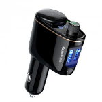 Baseus CCALLRH01 FM transmitter Cigar lighter Black