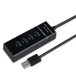 JLC USB 3.0 4 Port Adapter - 0.3M - Black