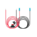 RAM Mounts 560023 power cable Black, Red 2 m