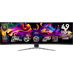 MSI MPG 491CQPX QD-OLED computer monitor 49" 5120 x 1440 pixels Dual QHD Black