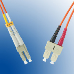 Microconnect LC/PC-SC/PC 2m fibre optic cable Orange