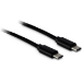 Inter-Tech 88885462 USB cable 1 m USB C Black