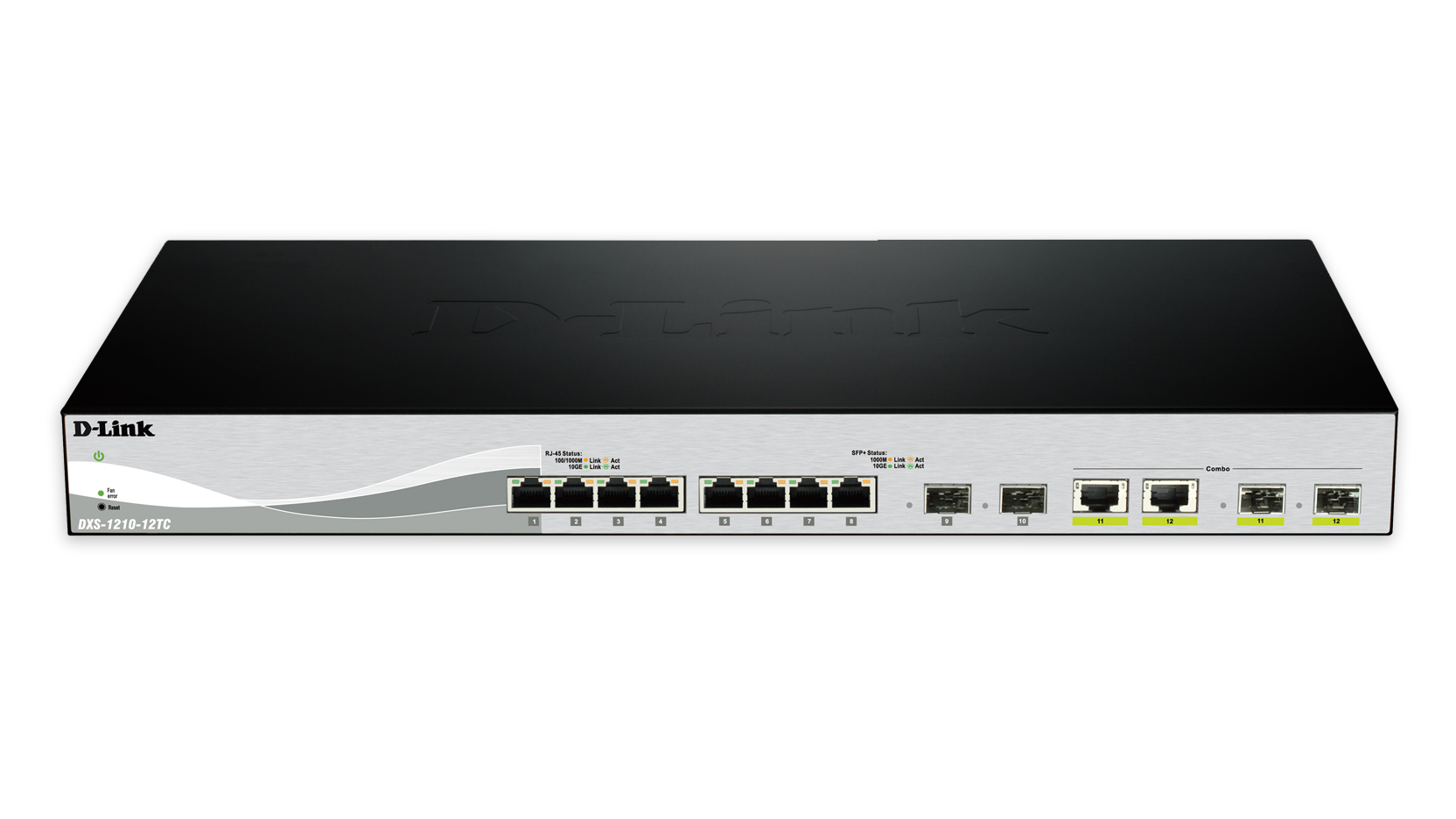 D-Link DXS-1210-12SC network switch Managed L2 Black,Silver 1U