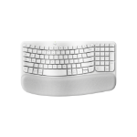 Logitech Wave Keys keyboard Universal RF Wireless + Bluetooth QWERTY English White