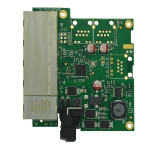 Brainboxes SW-105 network switch Unmanaged L2 Fast Ethernet (10/100) Embedded Green