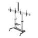LogiLink Display cart, Dual Monitor, 37" - 60", silver