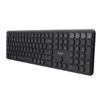 Trust MULTIDEVICE WIRELESS & BLUETOOTH KEYBOARD WITH SLIM KEYS US BLACK 25511