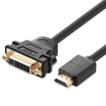 Ugreen EU Product - DVI 24 + 5 pin (female) to HDMI (male) cable adapter  22 cm - Black