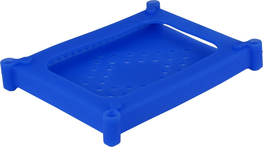 Inter-Tech 88885384 storage drive case Cover Silicone Blue