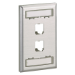 Panduit CFPL2SY wall plate/switch cover Stainless steel