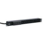 Lanview LVR261877 power distribution unit (PDU) 10 AC outlet(s) 1U Black
