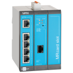 Insys Microelectronics MRX3 DSL-A bedrade router Fast Ethernet Blauw, Grijs