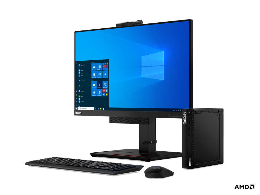 Image of Lenovo ThinkCentre M75q AMD Ryzen 5 5600GE 8 GB DDR4-SDRAM 256...
