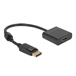 DeLOCK 63585 video kabel adapter 0,2 m DisplayPort HDMI Zwart