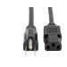 Tripp Lite P010-012 power cable Black 144.1" (3.66 m) NEMA 5-15P C13 coupler