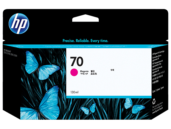 Image of HP C9453A/70 Ink cartridge magenta 130ml for HP DesignJet Z...