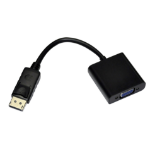 Astrotek 0.15m DisplayPort - VGA M/F VGA (D-Sub) Black