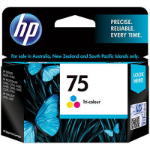 HP CB337WA NO 75 INK CARTRIDGE 4ML TRI-COLOUR
