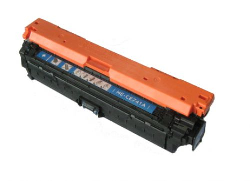 CTS Remanufactured HP CE741A Cyan Toner
