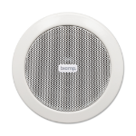 Biamp Commercial CM3T Black Wired 10 W