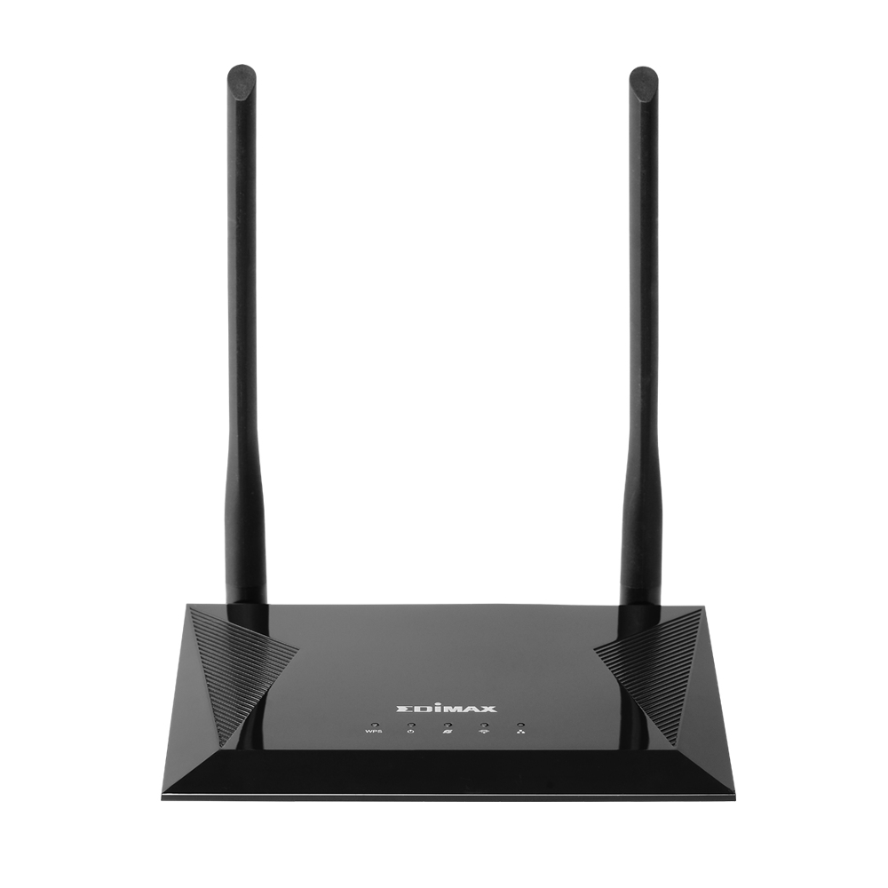 Image of Edimax N300 wireless router Fast Ethernet Single-band (2.4 GHz) Black