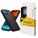 Phonix Apple iPhone 16 Plus (6.7') Armor Rugged Case Black - Military-Grade, Multi layers, No-Slip, Sleek, Ultimate Protection