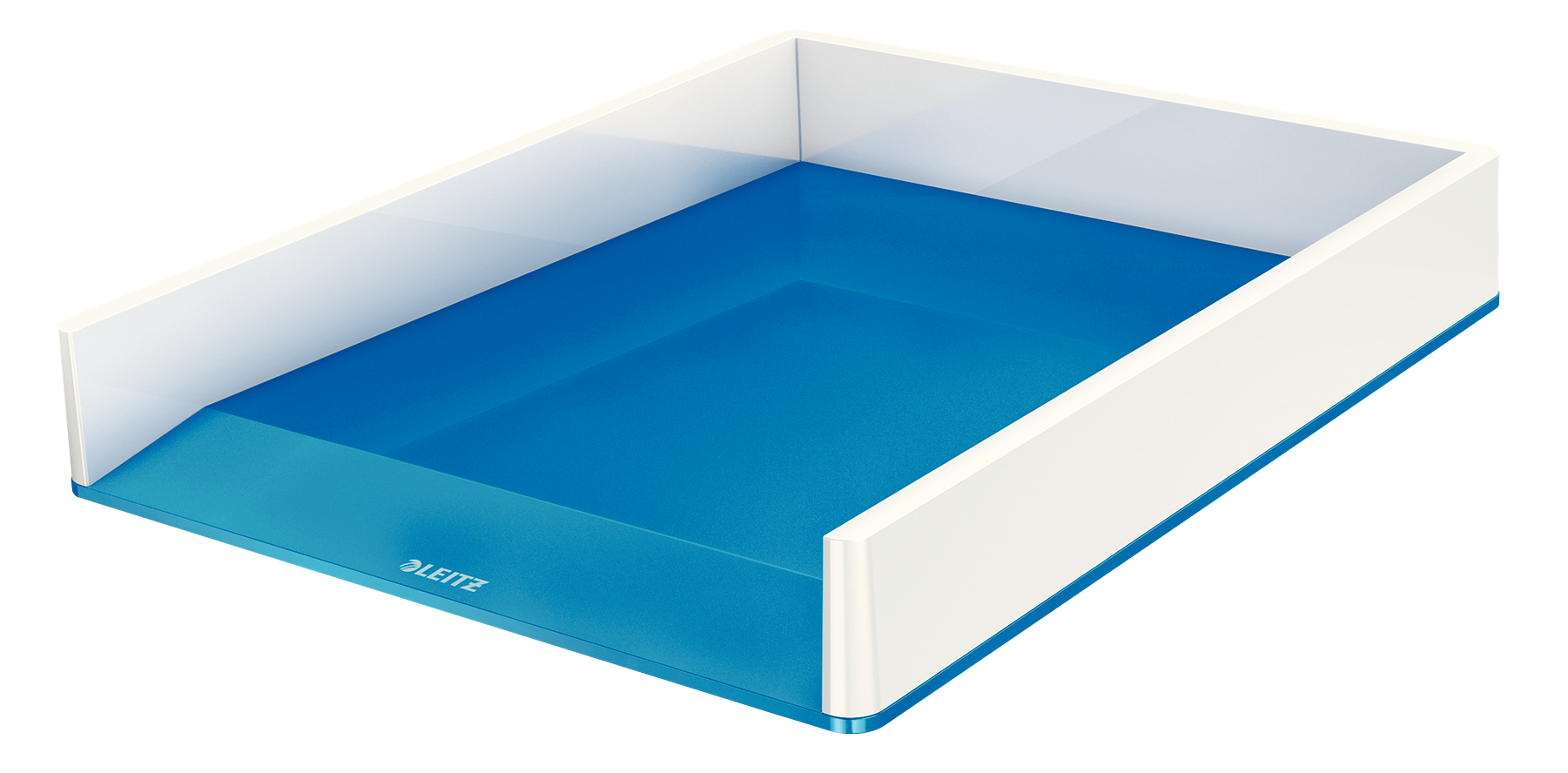 Image of Leitz WOW Polystyrene Blue, Metallic
