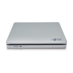 HLDS EU Product - Hitachi-LG Slim Portable DVD-Writer - Silver - Slot - Desktop/Laptop - DVD?+?RW - USB 2.0 - 60000 h