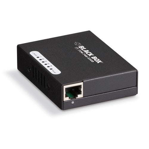 Black Box LBS005AE-R2 nätverksswitchar Fast Ethernet (10/100) Svart