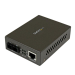 StarTech.com 1000 Mbps Gigabit Single-Mode Fiber Ethernet Media Converter SC 15km