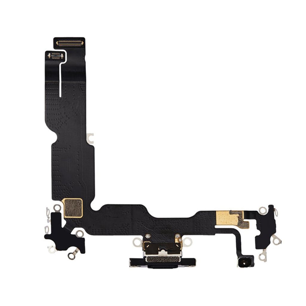 EU Product - iPhone 15 Plus Original Charging Port Flex Cable - Black thumbnail