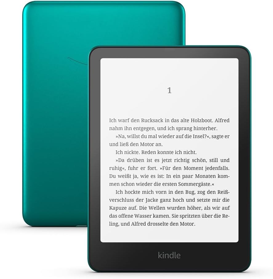 AMZ Amazon Kindle Paperwhite Signature Edition e-book reader Touchscreen 32 GB Wi-Fi Green, Metallic