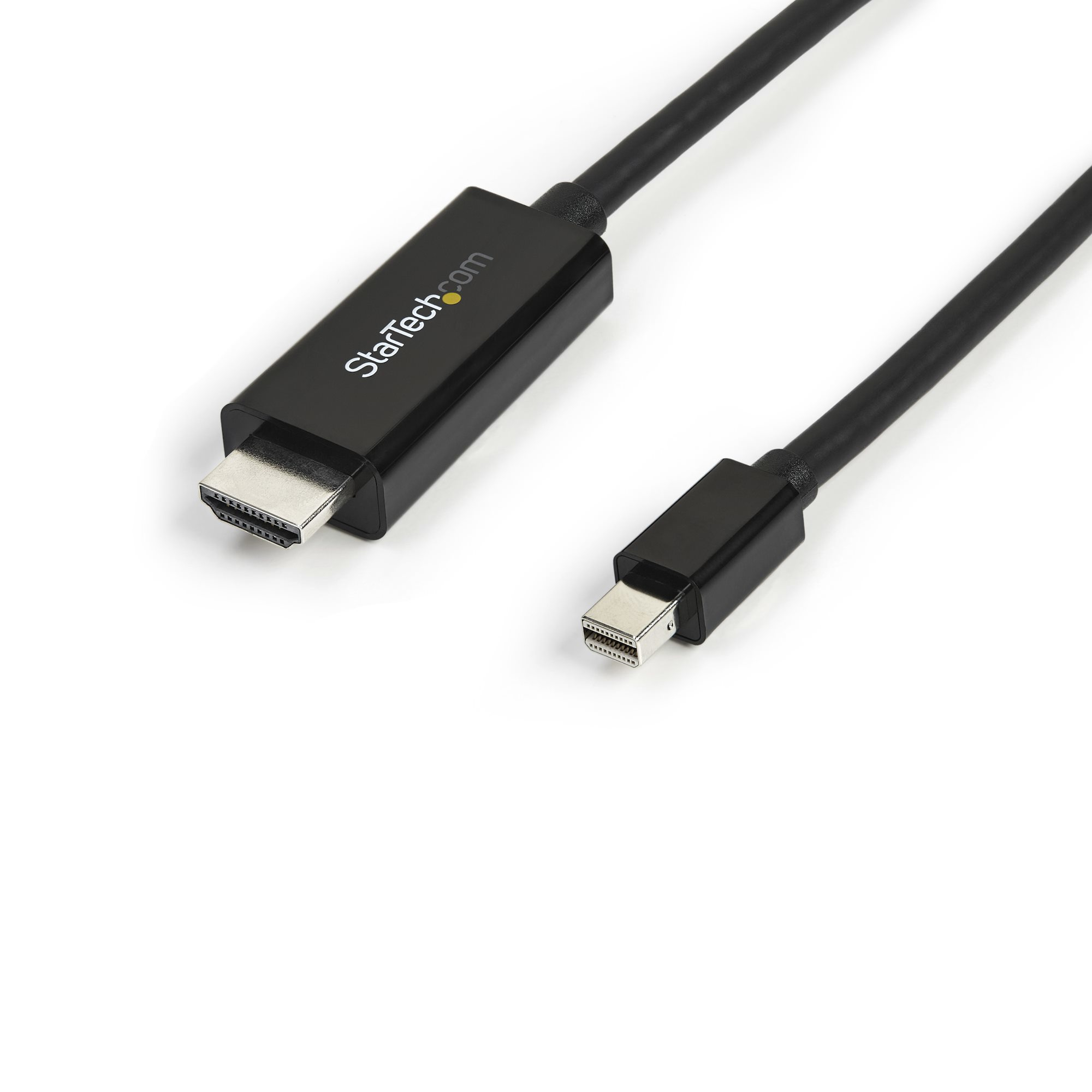 StarTech.com 10ft (3m) Mini DisplayPort to HDMI Cable - 4K 30Hz Video - mDP to HDMI Adapter Cable - Mini DP or Thunderbolt 1/2 Mac/PC to HDMI Monitor/Display - mDP to HDMI Converter Cord