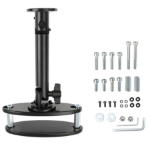 Brodit 217002 montagekit Zwart Aluminium, Kunststof