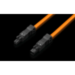 Rittal 2500.550 electriciteitssnoer Zwart, Oranje 1 m ECBT2
