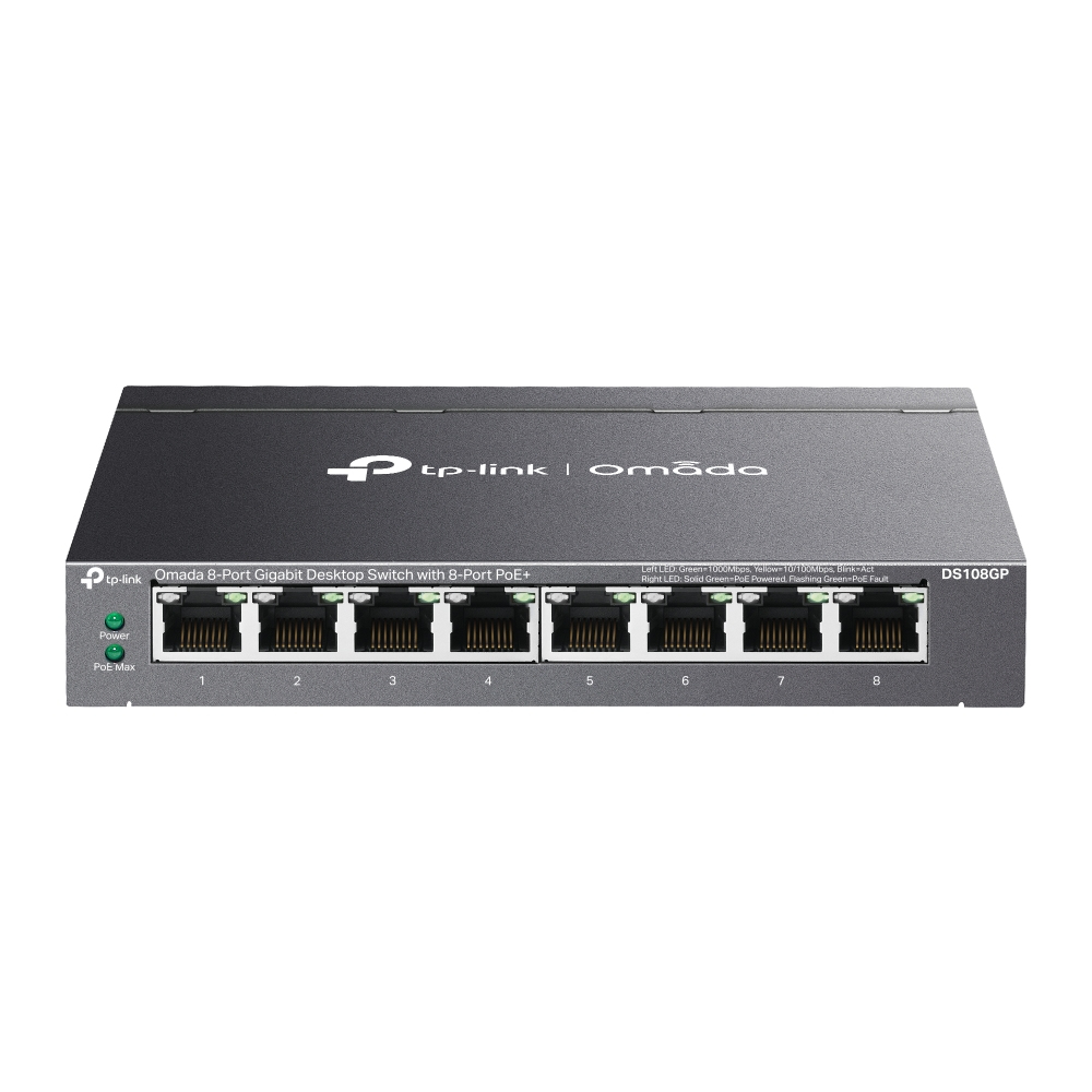 TP-Link DS108GP 8-Port Gigabit Network Switch