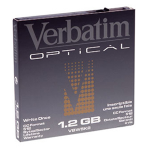 Verbatim 5.25" 1.2GB Write-Once MO Disk Magneto optical disk