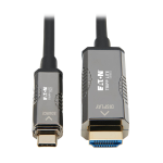 Tripp Lite U444F3-10M-H4K6 video kabel adapter USB Type-C HDMI Zwart