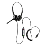 Geemarc Telecom CLA3 A-USB Headset Wired Head-band Black