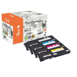 Peach PT1097 tonercartridge 4 stuk(s) Compatibel Zwart, Cyaan, Magenta, Geel
