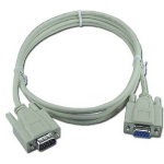 Rose DB-9, M-F KVM cable White 3 m