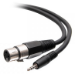 C2G C2G41469 audio cable 35.8" (0.91 m) 3.5mm TRS XLR Black