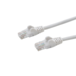 connektgear 1m RJ45 CAT5e UTP Stranded Flush Moulded Network Cable - 24AWG - White