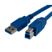 StarTech.com USB3SAB10 USB cable 120.1" (3.05 m) USB A USB B Blue