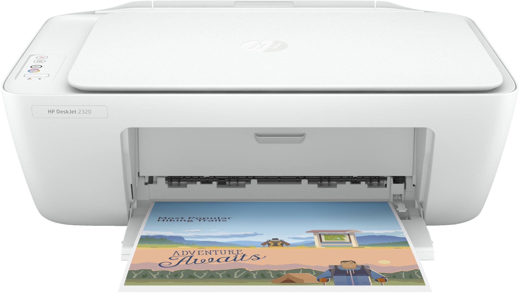 7WN42B HP DeskJet 2320 All-in-One Printer - Color - Printer for Home - Print - copy - scan - Scan to PDF - Thermal inkjet - Colour printing - 4800 x 1200 DPI - Colour copying - A4 - White