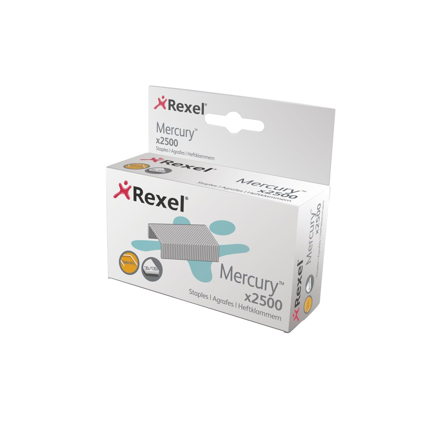 Image of Rexel Mercury Heavy Duty Staples (2500)