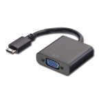 Microconnect HDMIVGAB video cable adapter 0.15 m HDMI Type C (Mini) VGA (D-Sub) Black