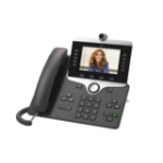 Cisco IP Business Phone 8865, 5-inch Display, 720p HD Two-Way Video, Gigabit Ethernet Switch, Class 4 PoE, WLAN Enabled, 2 USB Ports, 10 SIP Registrations, 1-Year Limited Warranty (CP-8865-K9=)